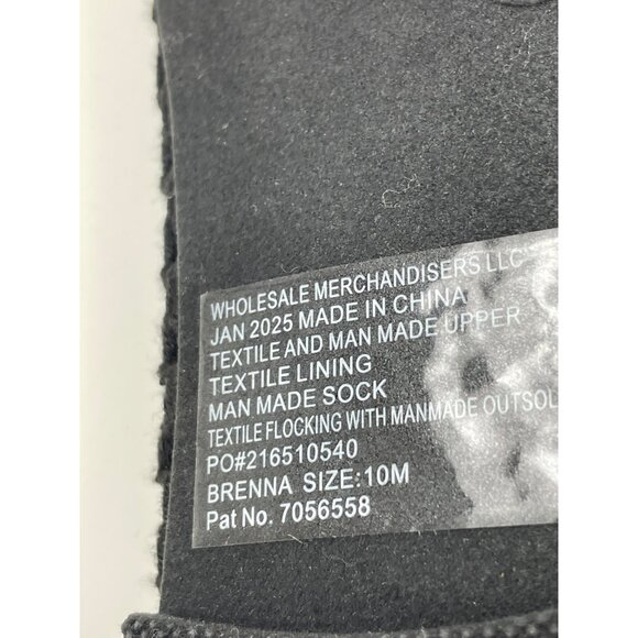 Falls Creek Brenna Womens Size 10M Black Flats w/Memory Foam - Picture 10 of 10